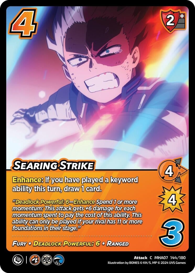 Image for Searing Strike (UniVersus: My Hero Academia: Girl Power) (144/180) - UniVersus
