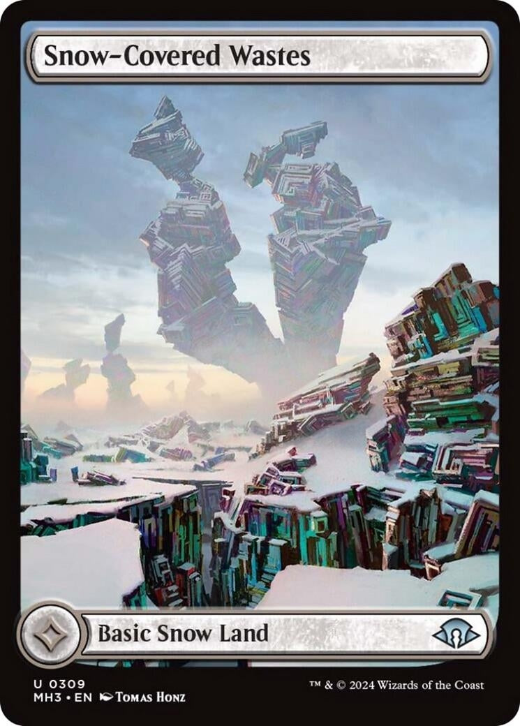 Image for Snow-Covered Wastes (0309) (Modern Horizons 3) (309) - Magic: The Gathering