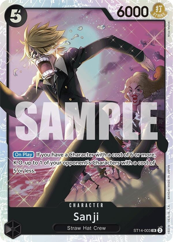 Image for Sanji (Starter Deck 14: 3D2Y) (ST14-003) - One Piece Card Game