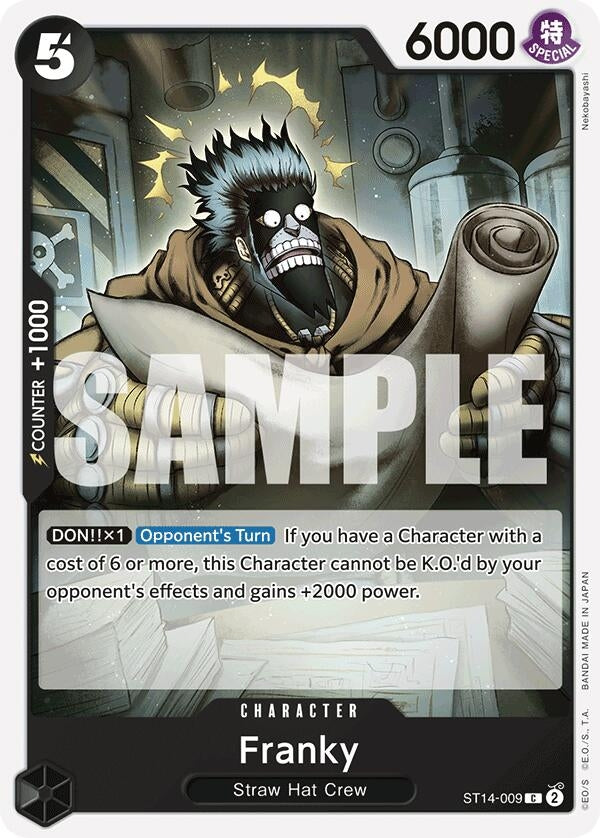 Image for Franky (Starter Deck 14: 3D2Y) (ST14-009) - One Piece Card Game