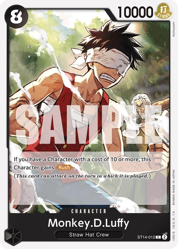 Image for Monkey.D.Luffy (012) (Starter Deck 14: 3D2Y) (ST14-012) - One Piece Card Game