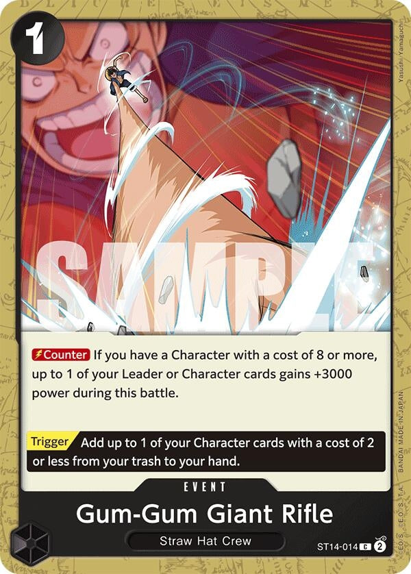 Image for Gum-Gum Giant Rifle (Starter Deck 14: 3D2Y) (ST14-014) - One Piece Card Game