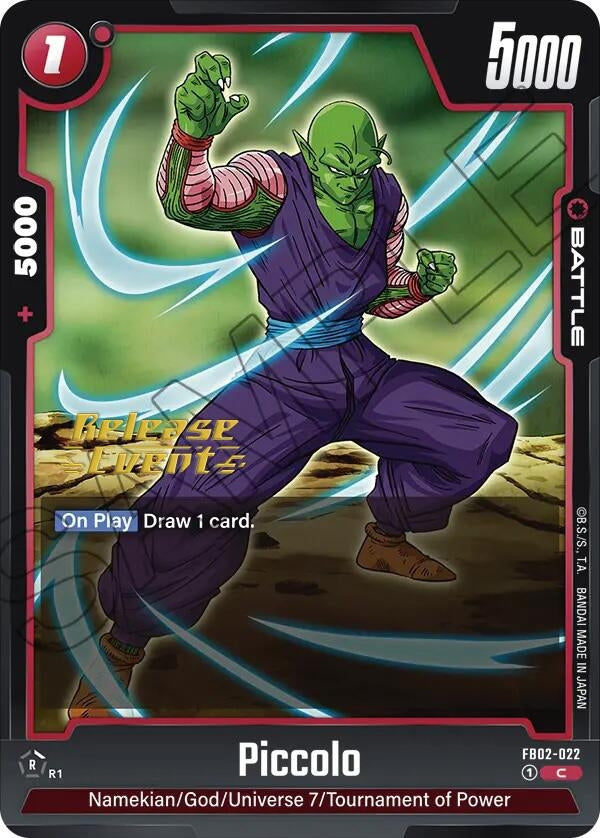Image for Piccolo - FB02-022 (Blazing Aura Release Event Cards) (FB02-022) - Dragon Ball Super: Fusion World