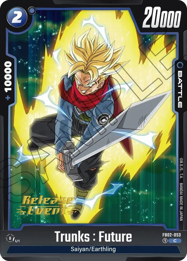 Image for Trunks : Future - FB02-053 (Blazing Aura Release Event Cards) (FB02-053) - Dragon Ball Super: Fusion World