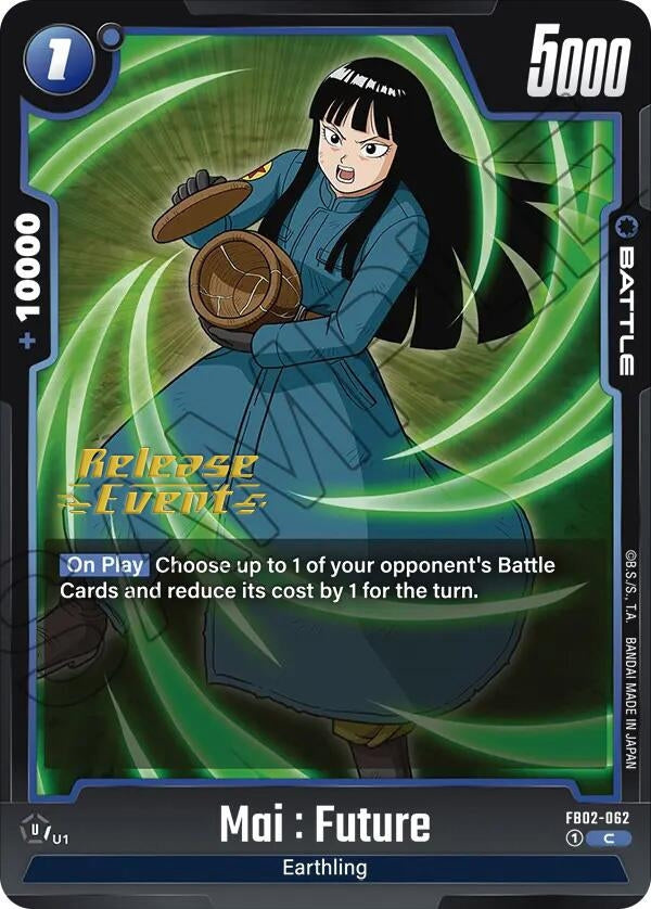 Image for Mai : Future (Blazing Aura Release Event Cards) (FB02-062) - Dragon Ball Super: Fusion World