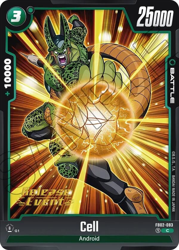 Image for Cell - FB02-083 (Blazing Aura Release Event Cards) (FB02-083) - Dragon Ball Super: Fusion World