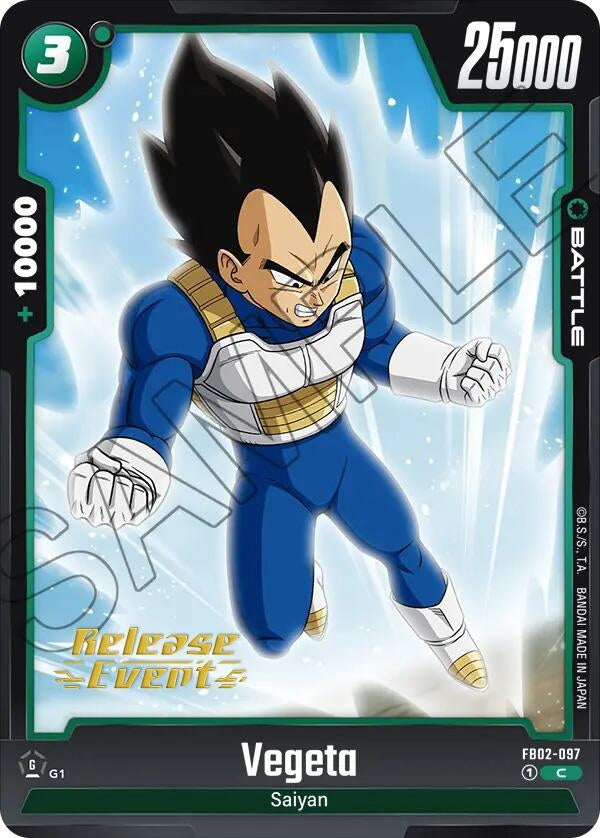 Image for Vegeta - FB02-097 (Blazing Aura Release Event Cards) (FB02-097) - Dragon Ball Super: Fusion World