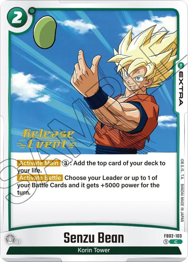Image for Senzu Bean (Blazing Aura Release Event Cards) (FB02-103) - Dragon Ball Super: Fusion World