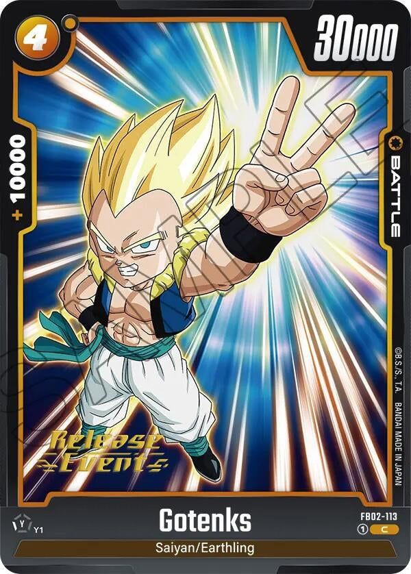 Image for Gotenks - FB02-113 (Blazing Aura Release Event Cards) (FB02-113) - Dragon Ball Super: Fusion World