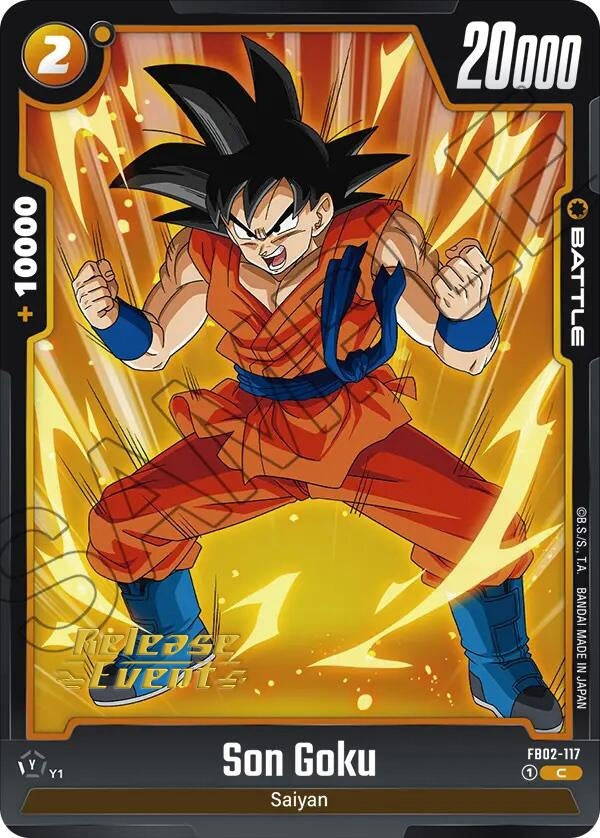 Image for Son Goku - FB02-117 (Blazing Aura Release Event Cards) (FB02-117) - Dragon Ball Super: Fusion World