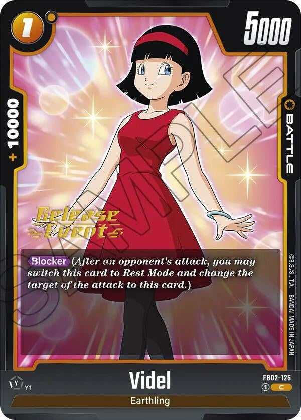 Image for Videl - FB02-125 (Blazing Aura Release Event Cards) (FB02-125) - Dragon Ball Super: Fusion World