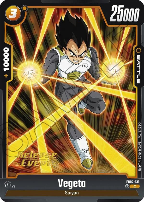 Image for Vegeta - FB02-131 (Blazing Aura Release Event Cards) (FB02-131) - Dragon Ball Super: Fusion World