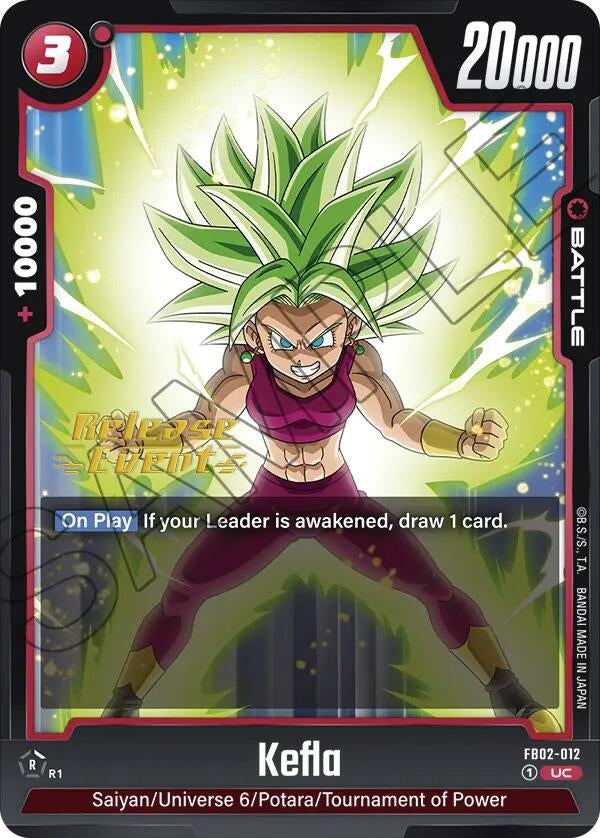 Image for Kefla - FB02-012 (Blazing Aura Release Event Cards) (FB02-012) - Dragon Ball Super: Fusion World