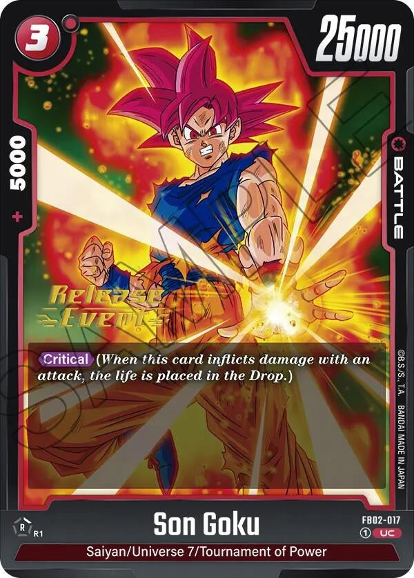 Image for Son Goku - FB02-017 (Blazing Aura Release Event Cards) (FB02-017) - Dragon Ball Super: Fusion World