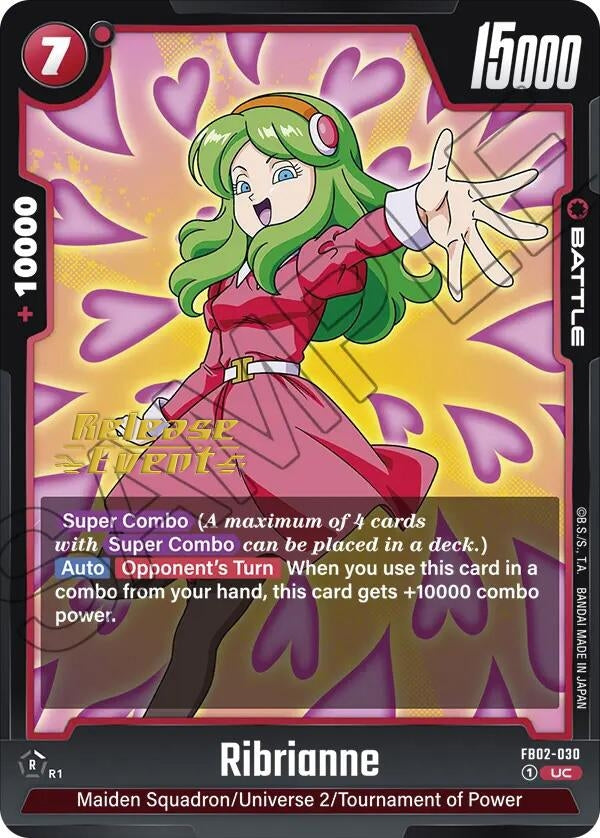 Image for Ribrianne - FB02-030 (Blazing Aura Release Event Cards) (FB02-030) - Dragon Ball Super: Fusion World