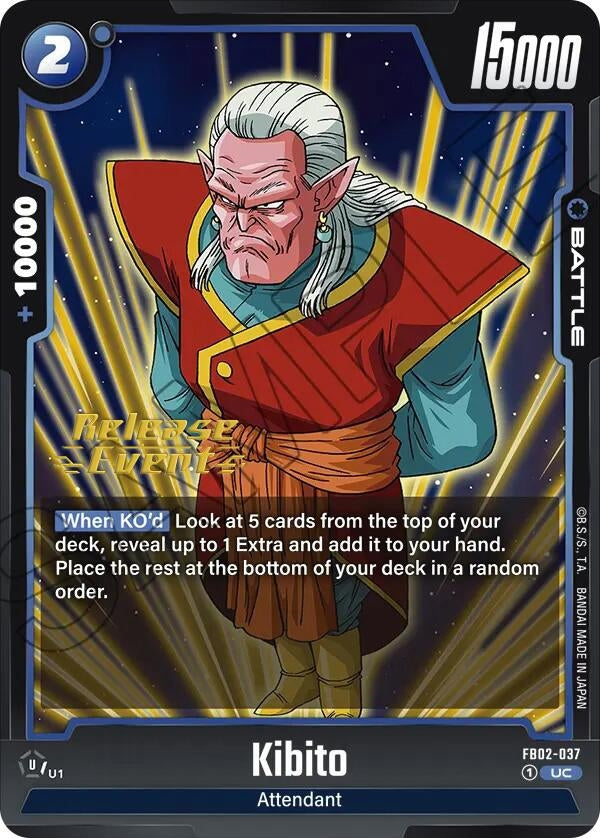Image for Kibito (Blazing Aura Release Event Cards) (FB02-037) - Dragon Ball Super: Fusion World