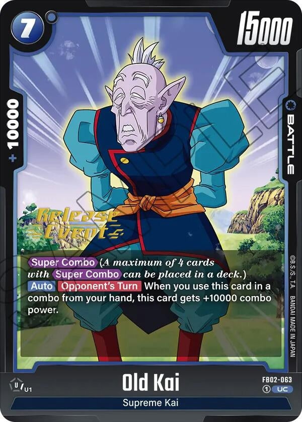 Image for Old Kai (Blazing Aura Release Event Cards) (FB02-063) - Dragon Ball Super: Fusion World