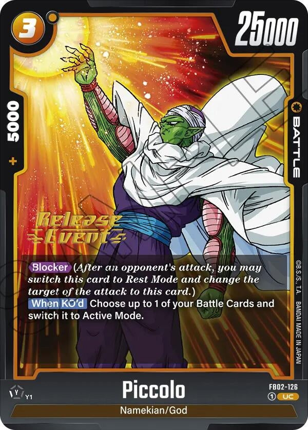 Image for Piccolo - FB02-126 (Blazing Aura Release Event Cards) (FB02-126) - Dragon Ball Super: Fusion World