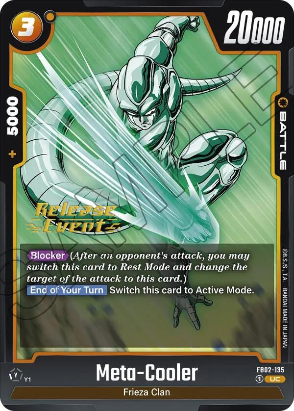 Image for Meta-Cooler (Blazing Aura Release Event Cards) (FB02-135) - Dragon Ball Super: Fusion World