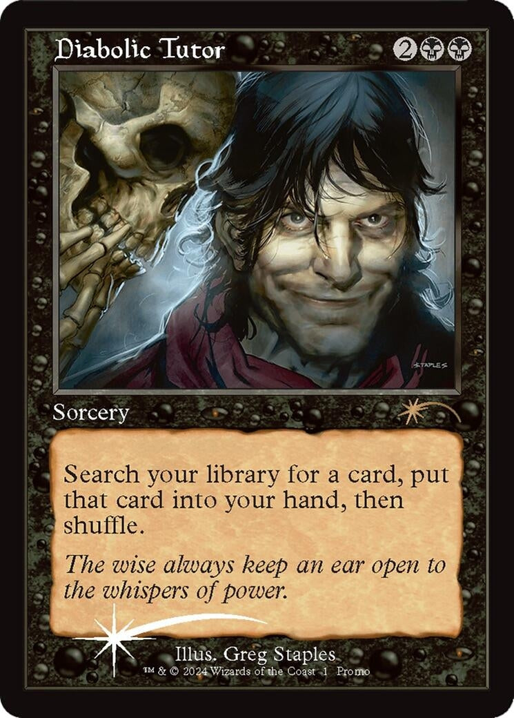 Image for Diabolic Tutor (WPN & Gateway Promos) - Magic: The Gathering