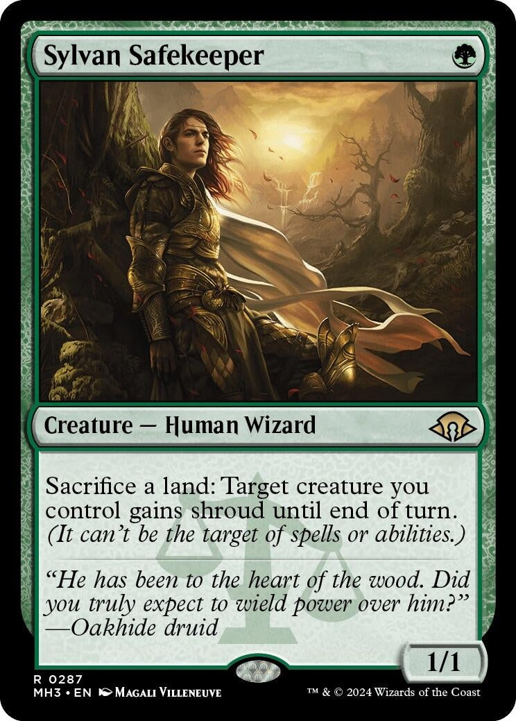 Image for Sylvan Safekeeper (Modern Horizons 3) (287) - Magic: The Gathering