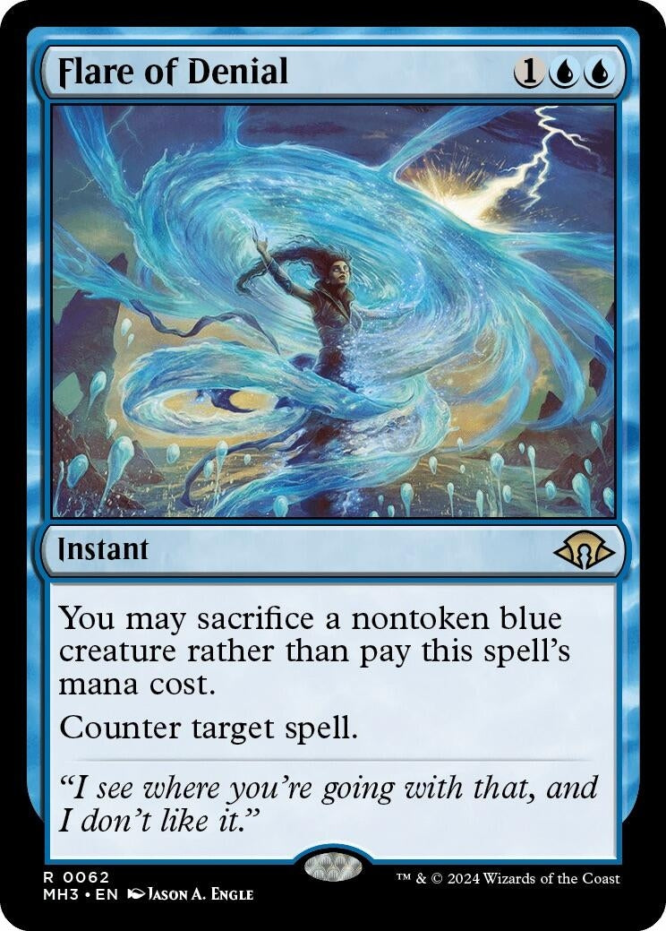Image for Flare of Denial (Modern Horizons 3) (62) - Magic: The Gathering
