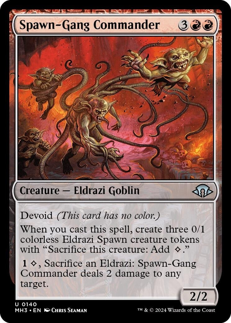 Image for Spawn-Gang Commander (Modern Horizons 3) (140) - Magic: The Gathering
