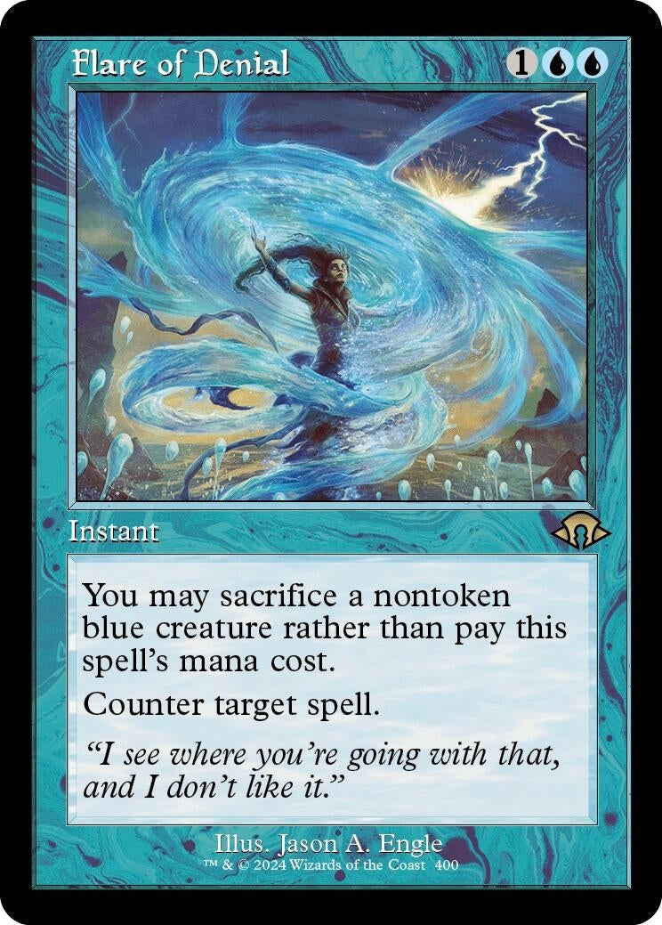 Image for Flare of Denial (Retro Frame) (Modern Horizons 3) (400) - Magic: The Gathering