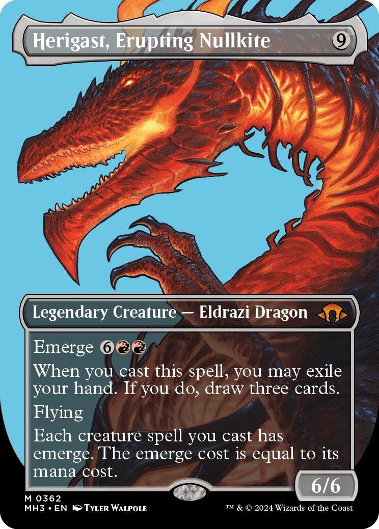 Image for Herigast, Erupting Nullkite (Borderless) (Modern Horizons 3) (362) - Magic: The Gathering