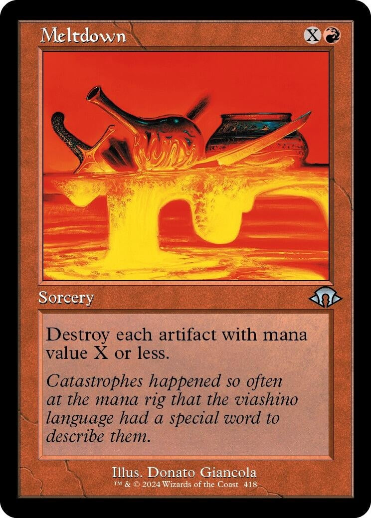 Image for Meltdown (Retro Frame) (Modern Horizons 3) (418) - Magic: The Gathering