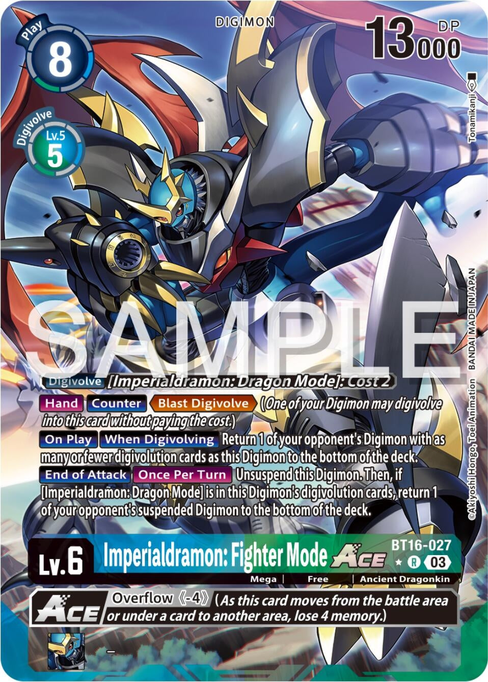 Image for Imperialdramon: Fighter Mode ACE (Alternate Art) (BT16) (16027)