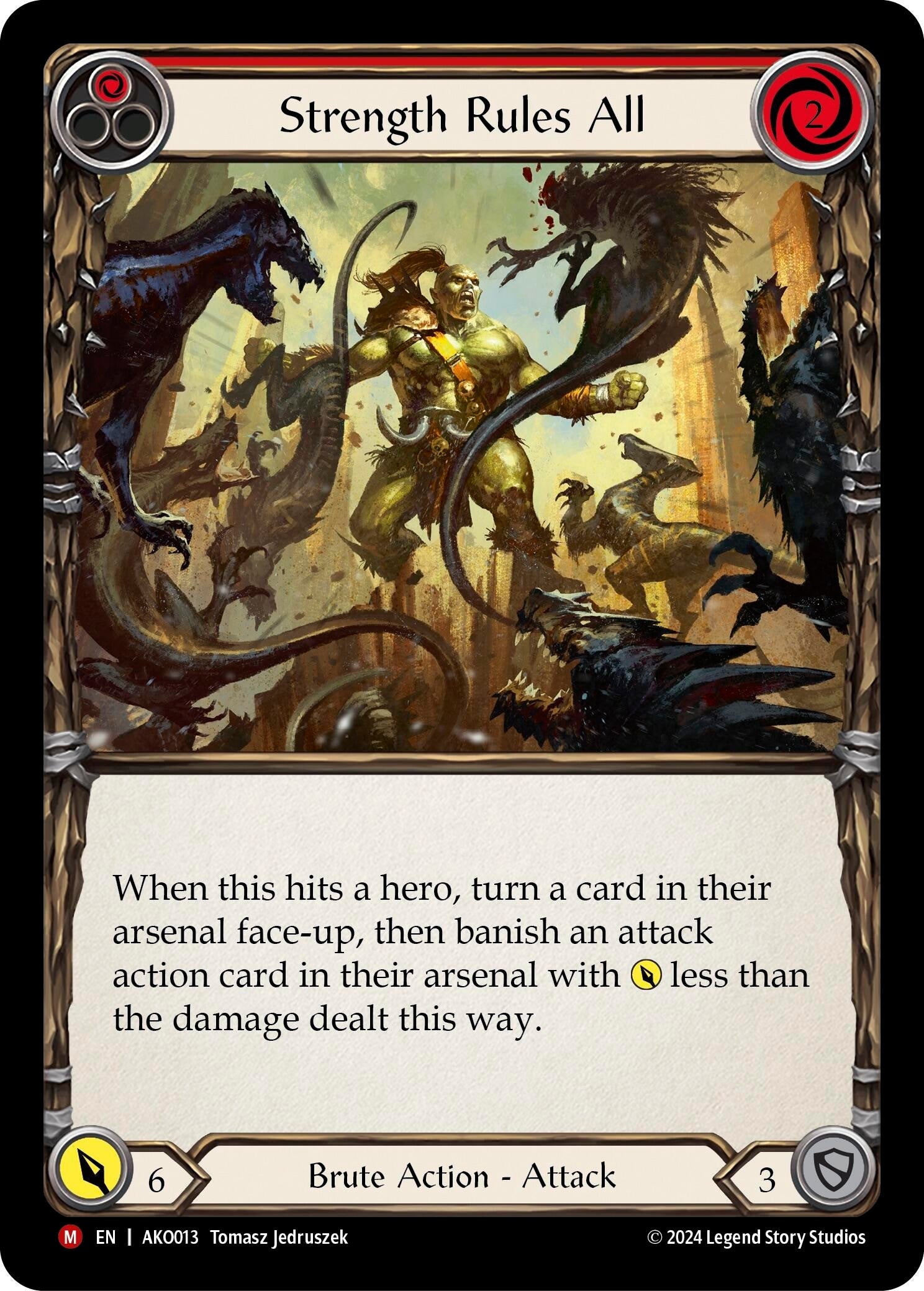 Image for Strength Rules All (Armory Deck: Kayo) (AKO013) - Flesh and Blood TCG