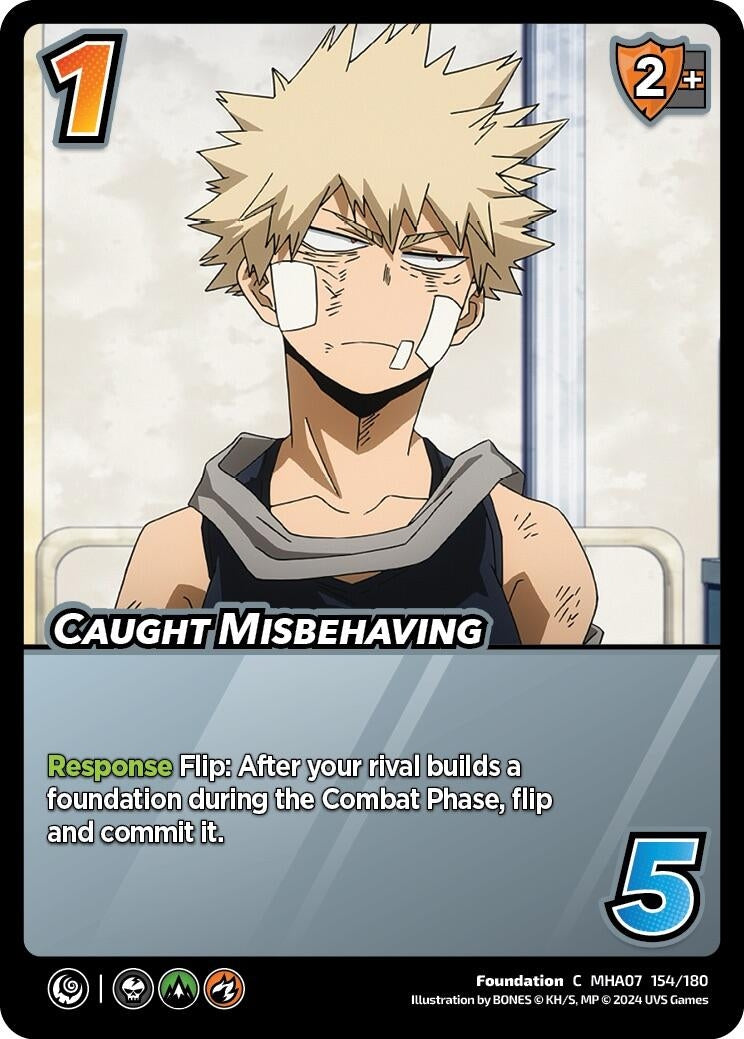 Image for Caught Misbehaving (UniVersus: My Hero Academia: Girl Power) (154/180) - UniVersus