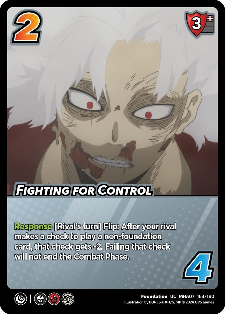 Image for Fighting for Control (UniVersus: My Hero Academia: Girl Power) (163/180) - UniVersus