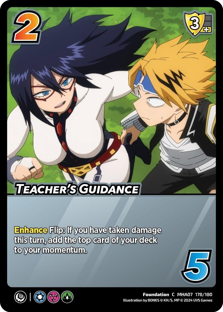 Image for Teacher's Guidance (UniVersus: My Hero Academia: Girl Power) (178/180) - UniVersus