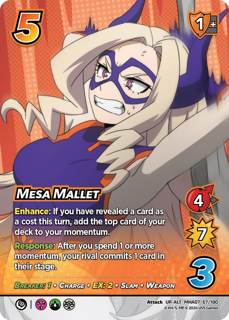 Image for Mesa Mallet (Alternate Art) (UniVersus: My Hero Academia: Girl Power) (67/180) - UniVersus