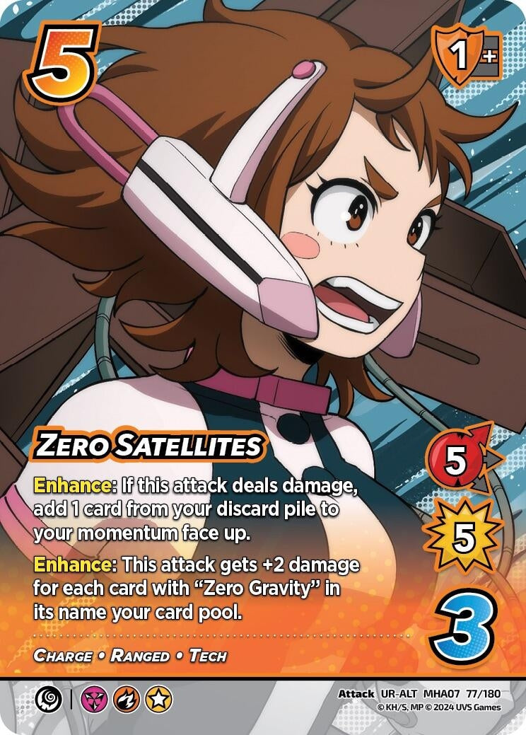 Image for Zero Satellites (Alternate Art) (UniVersus: My Hero Academia: Girl Power) (77/180) - UniVersus
