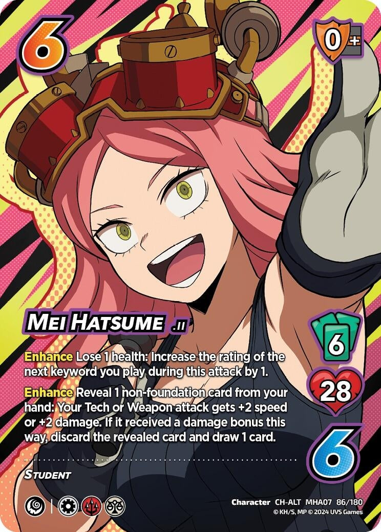 Image for Mei Hatsume (Alternate Art) (UniVersus: My Hero Academia: Girl Power) (86/180) - UniVersus
