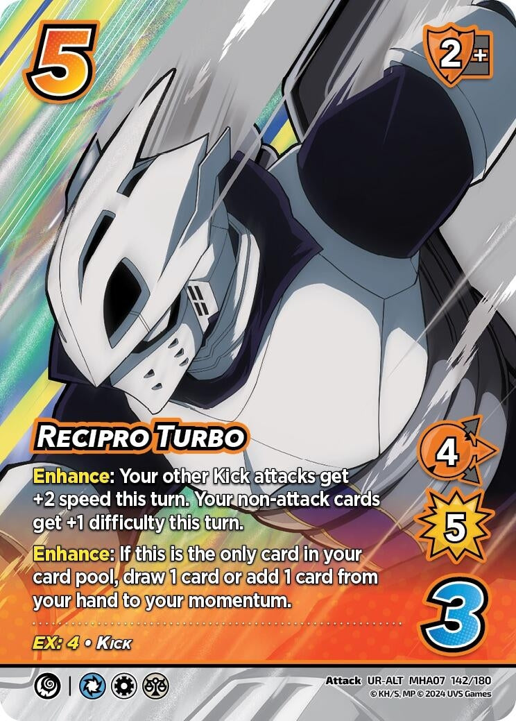 Image for Recipro Turbo (Alternate Art) (UniVersus: My Hero Academia: Girl Power) (142/180) - UniVersus