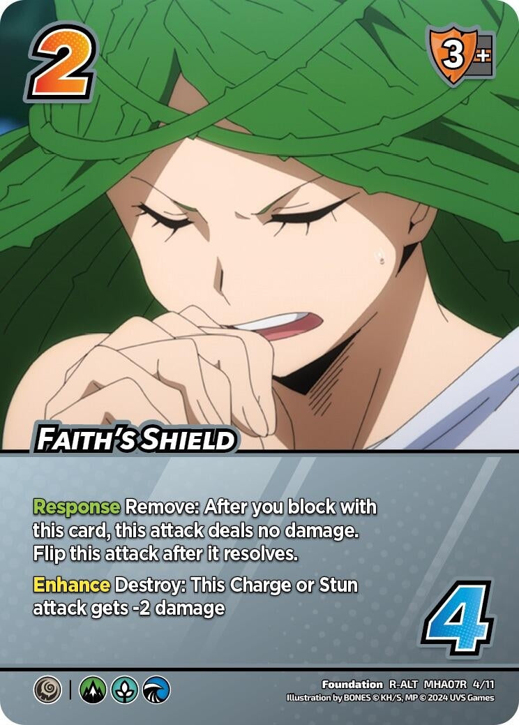 Image for Faith's Shield (Alternate Art) (UniVersus: My Hero Academia: Girl Power) (4/11) - UniVersus