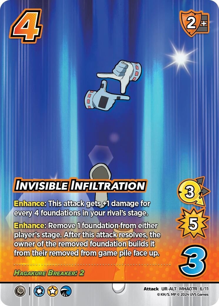Image for Invisible Infiltration (Alternate Art) (UniVersus: My Hero Academia: Girl Power) (6/11) - UniVersus