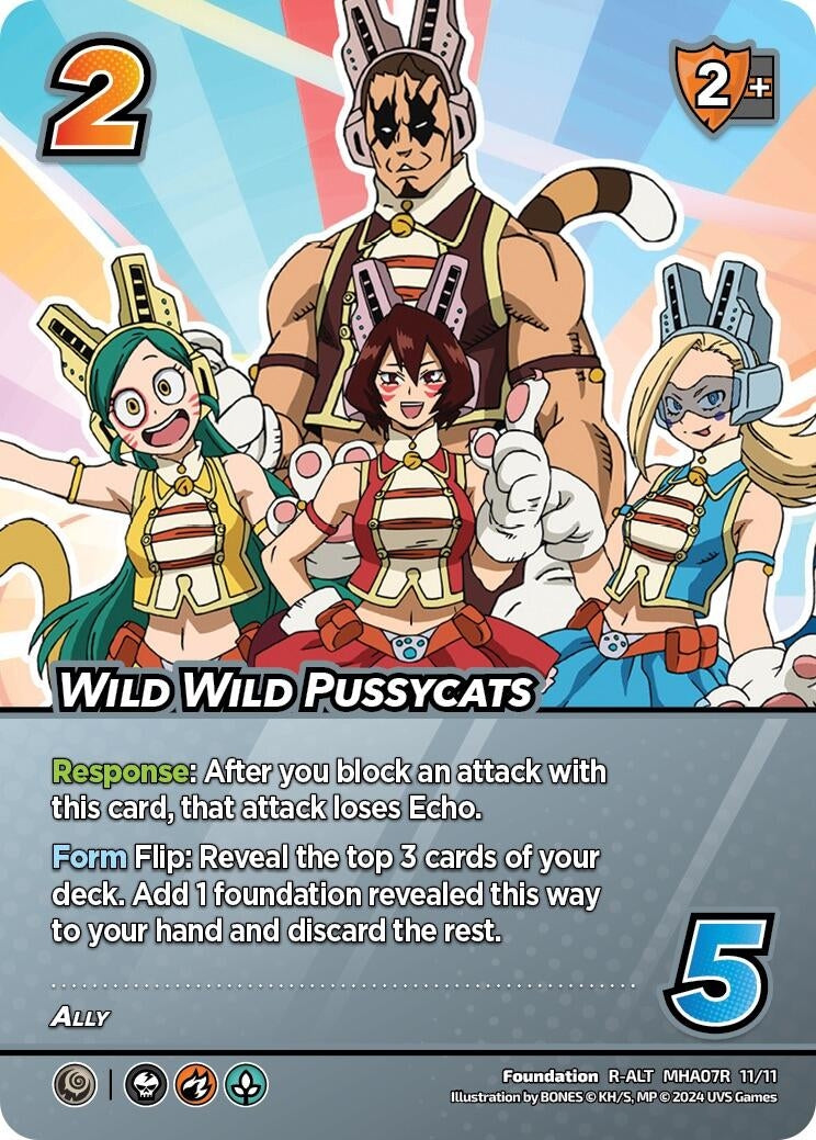 Image for Wild Wild Pussycats (Alternate Art) (UniVersus: My Hero Academia: Girl Power) (11/11) - UniVersus