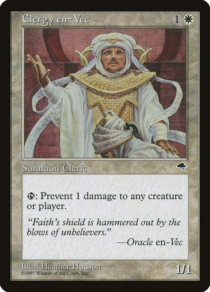 Image for Clergy en-Vec (Tempest) (14) - Magic: The Gathering