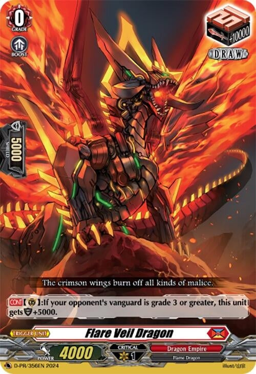 Image for Flare Veil Dragon (D Promo Cards) (D-PR/356EN) - Cardfight Vanguard