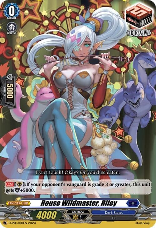 Image for Rouse Wildmaster, Riley (D Promo Cards) (D-PR/360EN) - Cardfight Vanguard