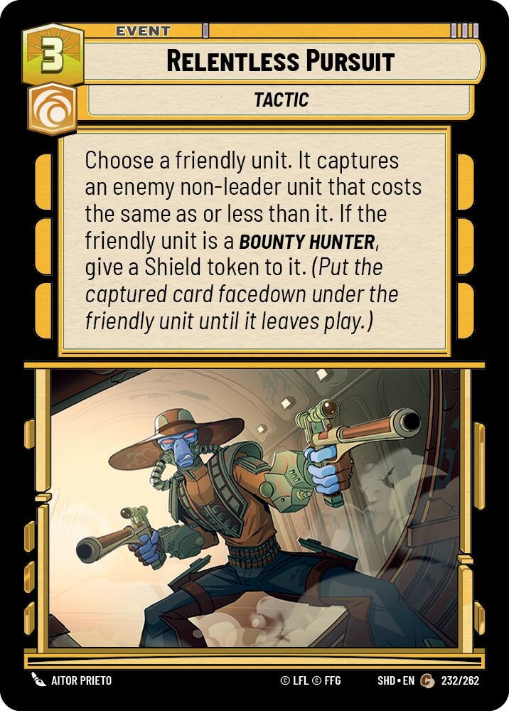 Image for Relentless Pursuit (Shadows of the Galaxy) (232/262) - Star Wars: Unlimited