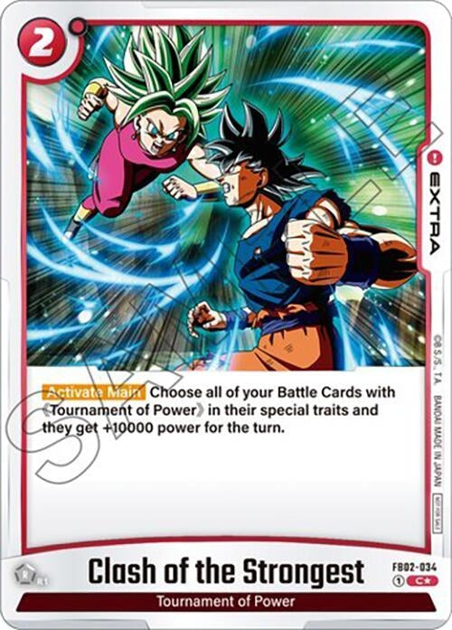Image for Clash of the Strongest - FB02-034 (Tournament Pack 02) (Tournament and Championship Promos) (FB02-034) - Dragon Ball Super: Fusion World