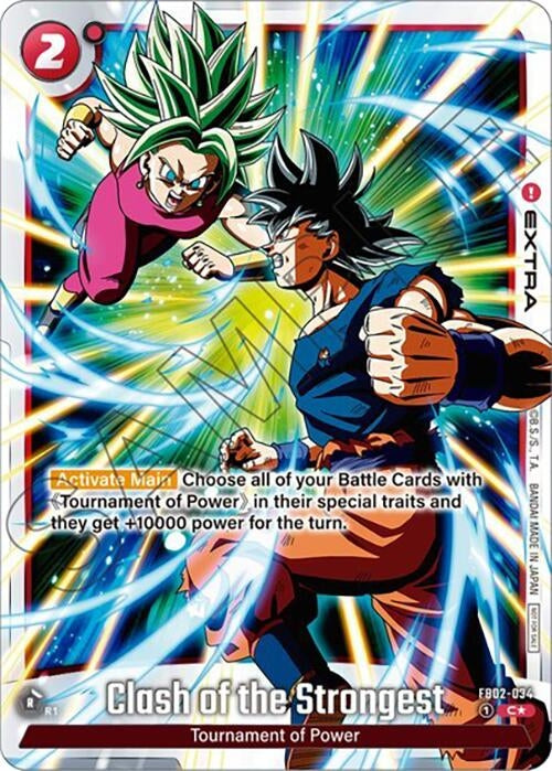 Image for Clash of the Strongest - FB02-034 (Tournament Pack -Winner- 02) (Tournament and Championship Promos) (FB02-034) - Dragon Ball Super: Fusion World