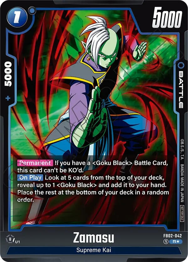 Image for Zamasu - FB02-042 (Championship Pack 01) (Tournament and Championship Promos) (FB02-042) - Dragon Ball Super: Fusion World