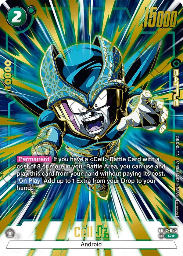 Image for Cell Jr. - FB02-085 (Championship Pack 01) (Gold) (Tournament and Championship Promos) (FB02-085) - Dragon Ball Super: Fusion World